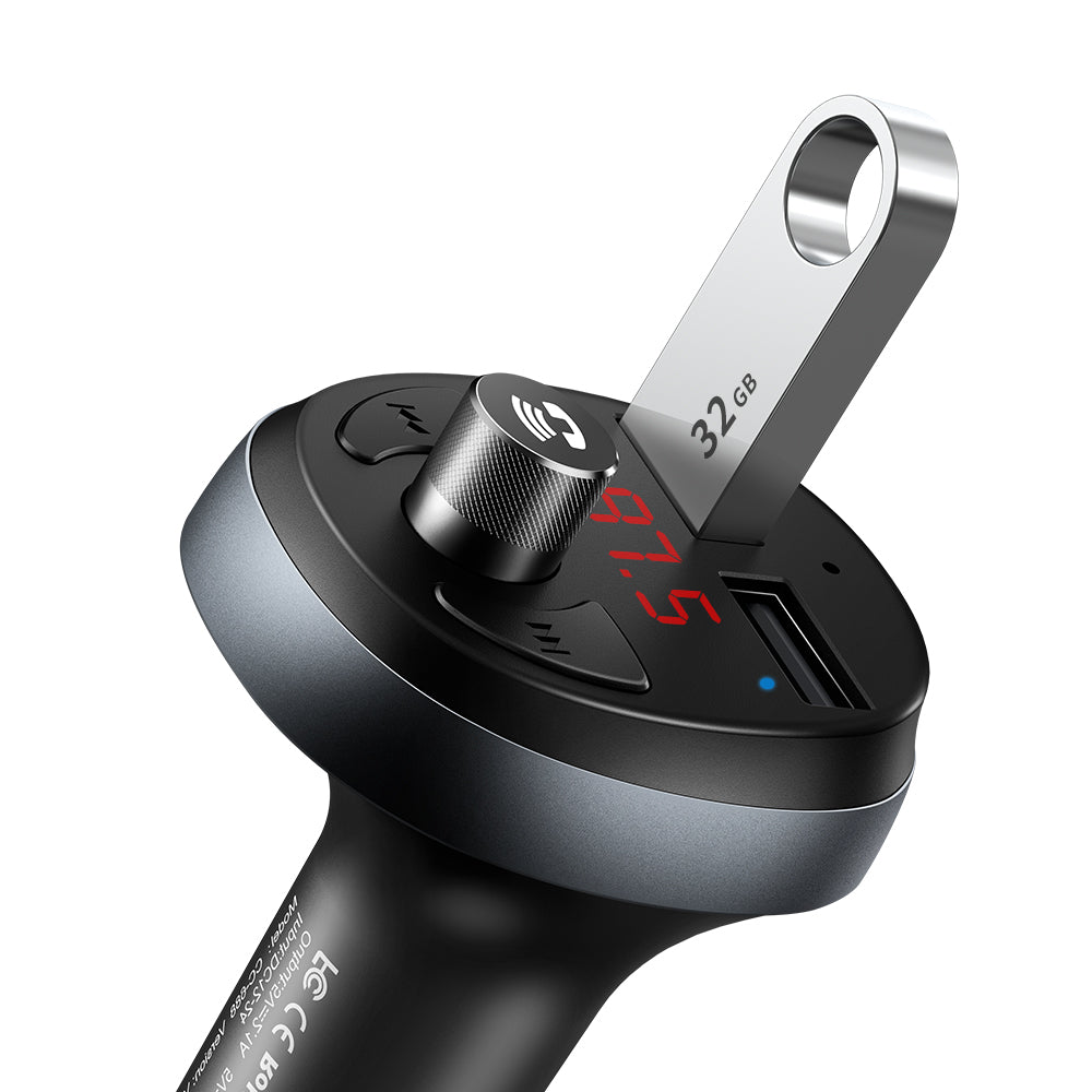 MCDODO CC-6880 Bluetooth FM vysílač Nabíječka do auta Bezdrátový Bluetooth FM rádiový adaptér Hudební přehrávač – černý MCDODO CC-6880 Bluetooth FM vysílač Nabíječka do auta Bezdrátový Bluetooth FM rádiový adaptér Hudební přehrávač – černý